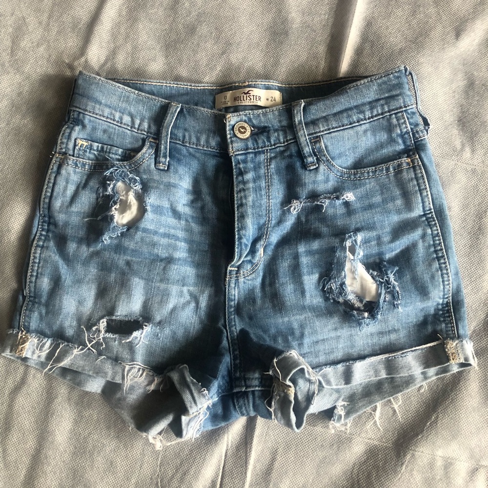 Hollister Cut Off Distressed Shorts